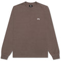 Stock Logo L/S Crew - Brown