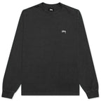 Stock Logo L/S Crew - Black