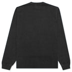 Stock Logo L/S Crew - Black