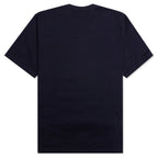 Stock Logo S/S Crew - Navy