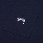 Stock Logo S/S Pocket Crew - Navy