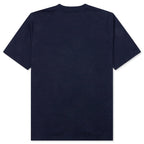 Stock Logo S/S Pocket Crew - Navy