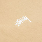 Stock Logo Zip Hoodie - Beige