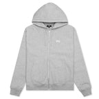 Stock Logo Zipper Hoodie - Grey Heather