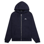 Stock Logo Zipper Hoodie - Navy