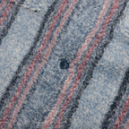 Stripe Sherpa Shirt - Blue