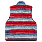 Striped Sherpa Vest - Multi