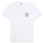 Surf Skate Skull Tee - White