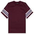 Surfman Mesh Football Jersey - Burgundy
