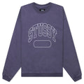 Varsity Oversized Crew - Washed Blue