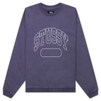 Varsity Oversized Crew - Washed Blue