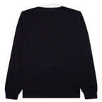 Vert Stripe L/S Rugby - Black