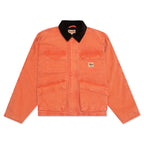 Washed Canvas Shop Jacket - Orange
