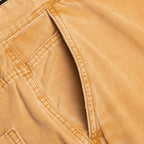 Washed Canvas Work Pant - Gold