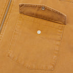 Washed Canvas Work Shirt - Gold