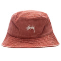 Washed Stock Bucket Hat - Rust
