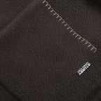 Woodsy Blanket Stitch Fleece - Charcoal