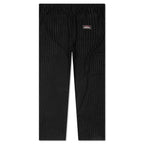 Wool Stripe Beach Pant - Black