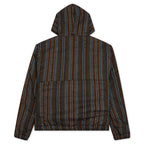 Wool Stripe Work Jacket - Olive