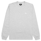 Stock Logo L/S Crew - Grey Heather