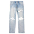 Suede Straight MX1 Jean - Antique Indigo