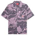Sugar S/S Woven Crop Fit Shirt - Pink Nectar