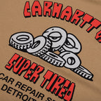 Super Tired S/S T-Shirt - Peanut
