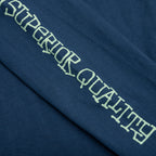 Superior Quality Pig. Dyed Ls - Navy