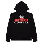 Superior Quality Zip Hoodie - Black