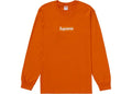 SUPREME BOX LOGO LONG SLEEVE ORANGE