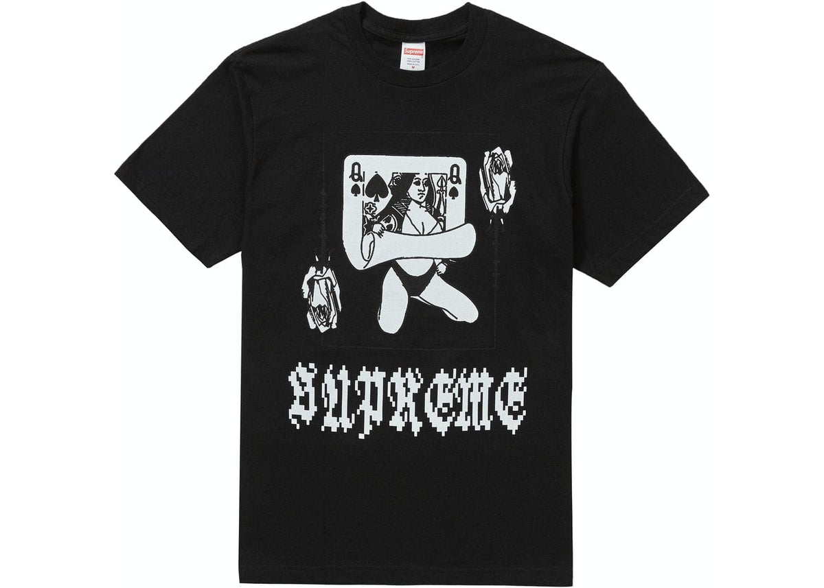 SUPREME QUEEN TEE BLACK
