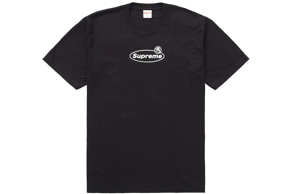 SUPREME WARNING TEE BLACK