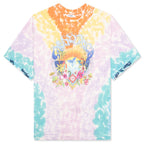 Surf Trip Printed Oversized T-Shirt - Tie Dye