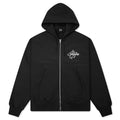 Surf Size Garment Dyed Zip Hood - Faded Black