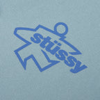 Surf Size Garment Dyed Zip Hood - Sky Blue