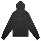 Reverse Applicated Stitch Logo Zipped Hoodie - Charcoal