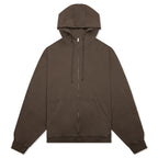 Zip-Up Sweat Hoodie - Mink