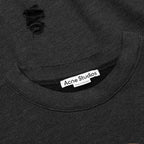 Sweater Printed Logo - Black Melange