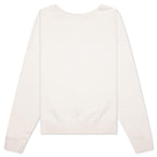 Reverse Applicated Stitch Logo Sweatshirt - Ecru