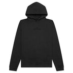 Tonal Upside Down Logo Hoodie - Washed Black/Tonal Embroidery