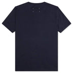 Upside Down Logo T-Shirt  - Blue/Tonal Embroidery