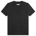 Upside Down Logo T-Shirt - Washed Black/Tonal Embroidery