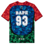 adidas Originals x BAPE Teamgeist Hockey Tee - Blue/Red/Green