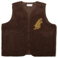 Teddy Notes Vest - Brown