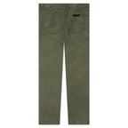 Textured Nylon 5-Pocket Pant - Military