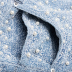 Textured Pearl - Light Indigo