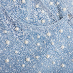 Textured Pearl - Light Indigo
