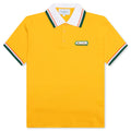 Textured Pique Polo - Yellow