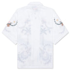 The Palms S/S Woven Crop Fit - White