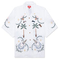The Palms S/S Woven Crop Fit - White
